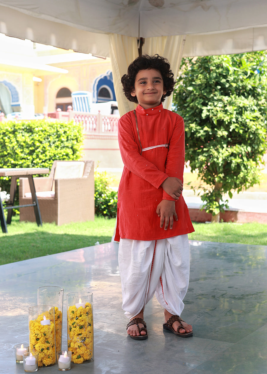 OM SWEET OM KURTA & DHOTI