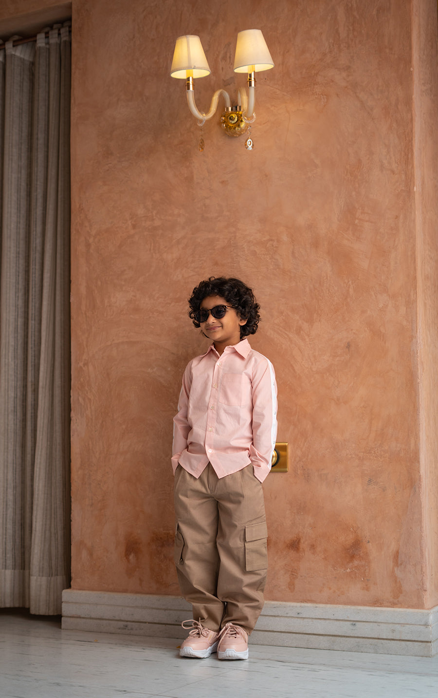JUNGLE JUNIOR JOGGERS BEIGH