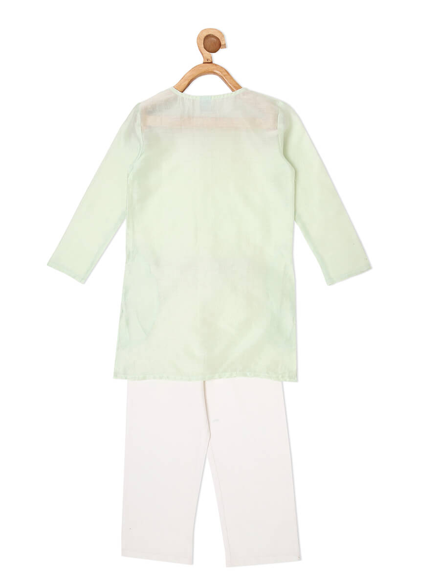 MINT GREEN KURTA PYJAMA SET