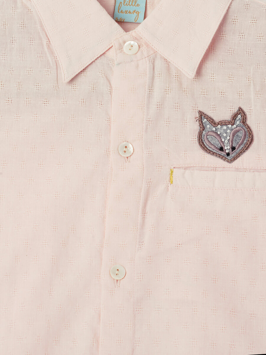 ANIMAL PATCH CASUAL SHIRT