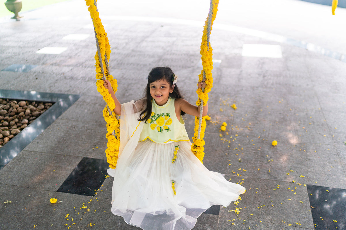 LEMON GARDEN LEHNGA SET