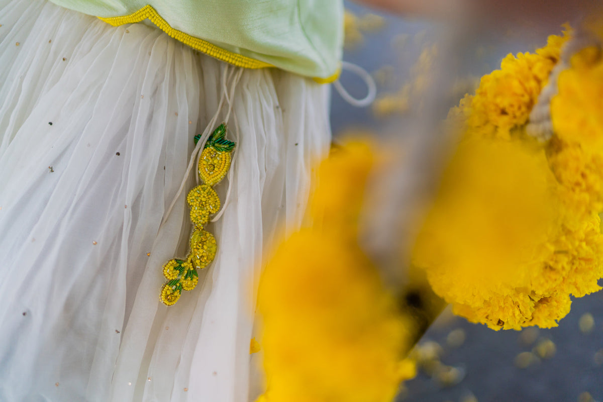 LEMON GARDEN LEHNGA SET