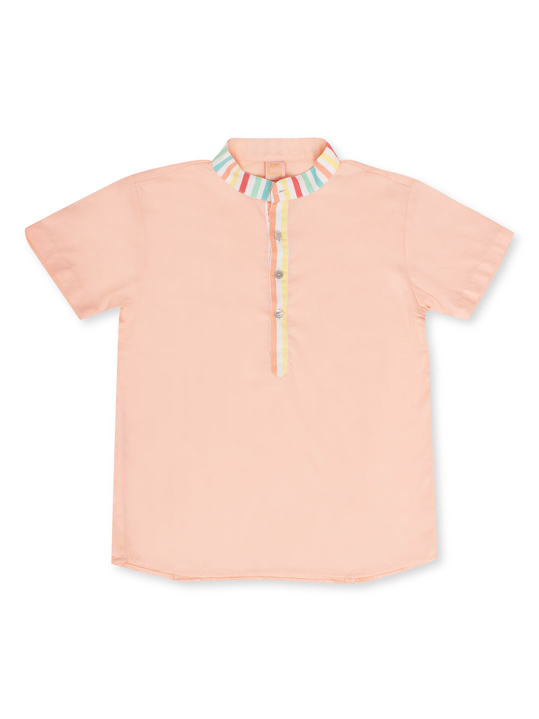 MANDARIN COLLAR SHIRT