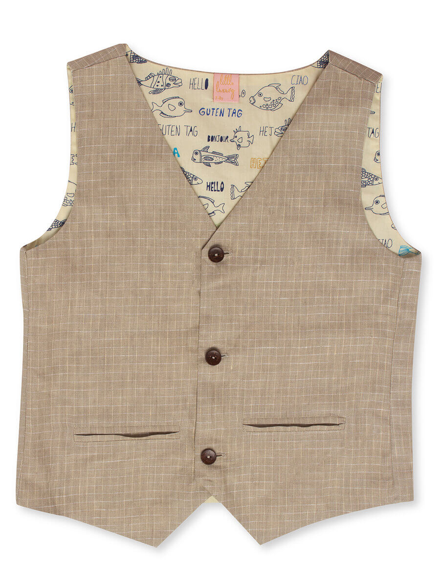 REVERSIBLE WAISTCOAT