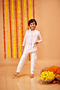 BUBBLE PINK KURTA PYJAMA WITH PEE A BOO BANDI